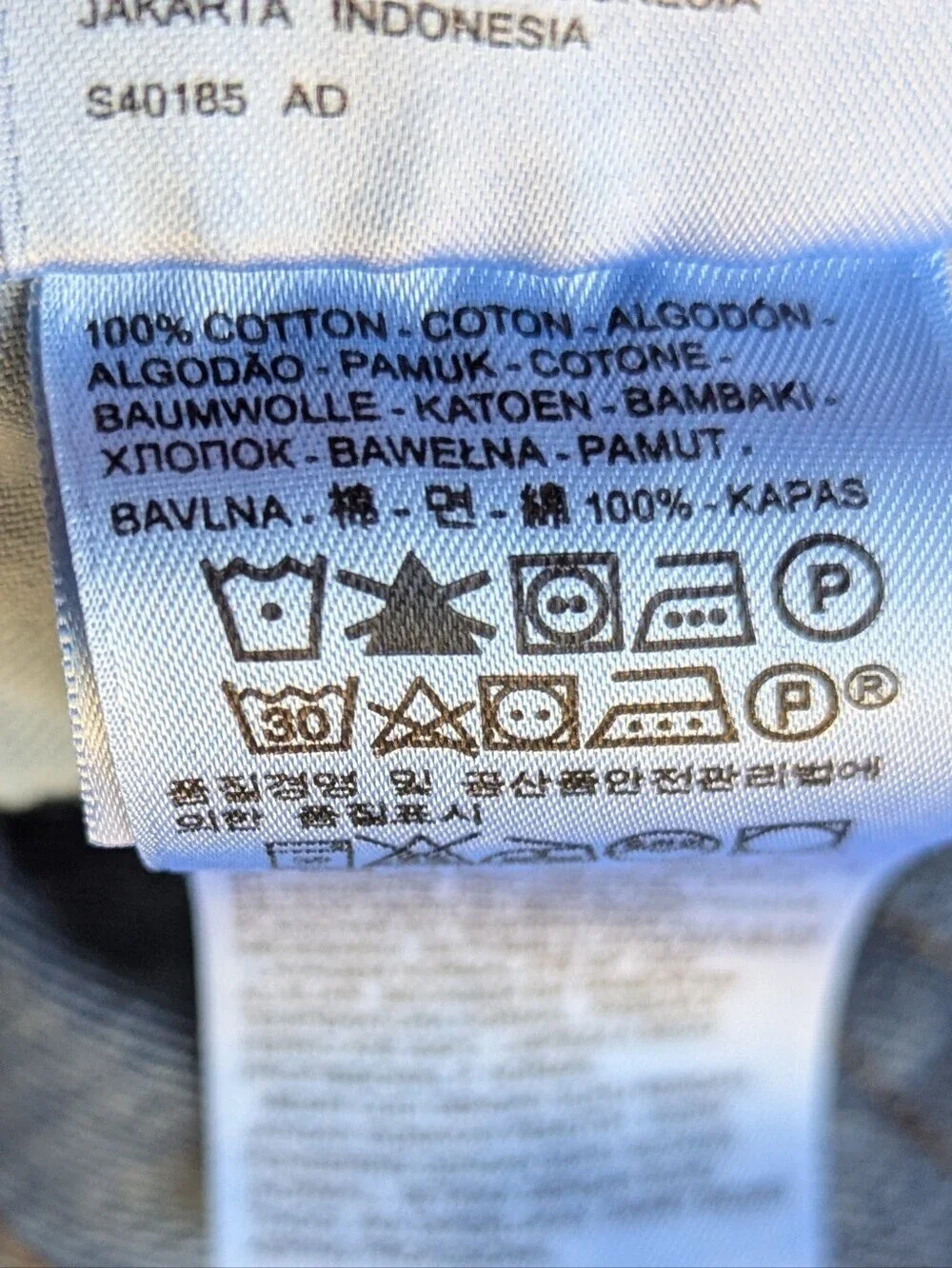 Levi's 501 CT 100% Cotton Medium Wash Denim Jean Button Fly W32 L34 Custom Taper